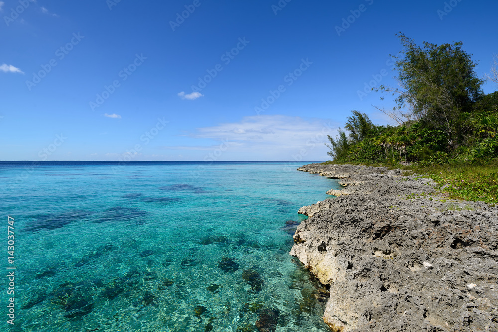 Coral beaches in Cuba