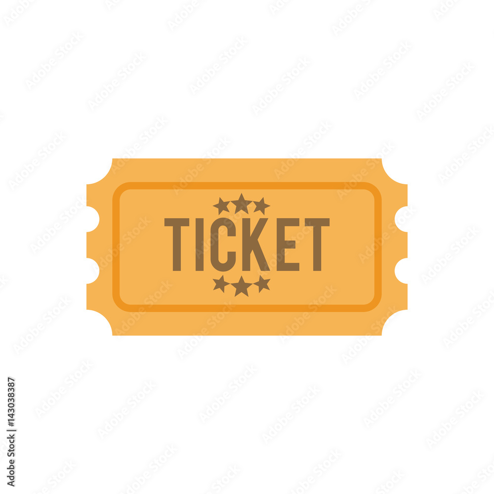 Ticket icon vector Ticket icon vector