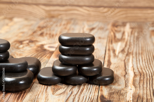 Photography Stones spa treatment scene, zen like concepts.