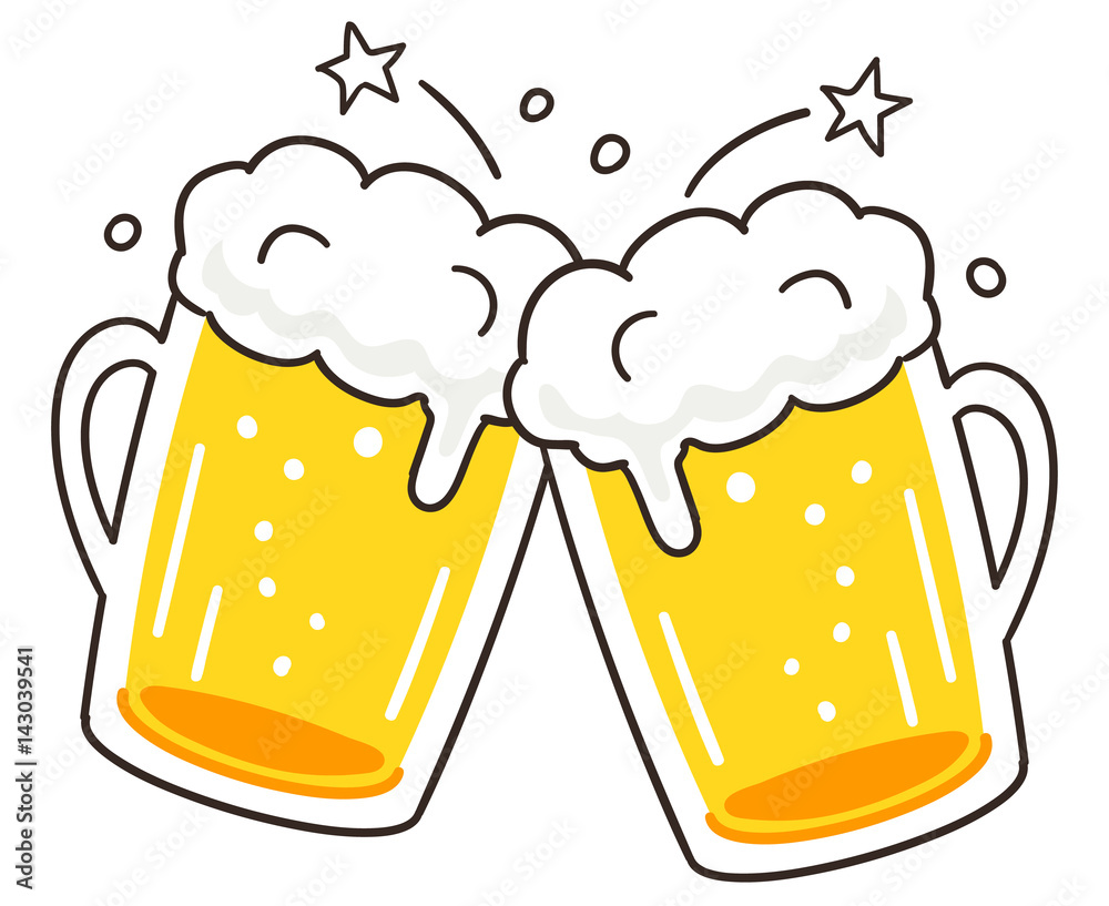 乾杯のイラスト Stock Vector Adobe Stock 乾杯のイラスト Stock Vector Adobe Stock