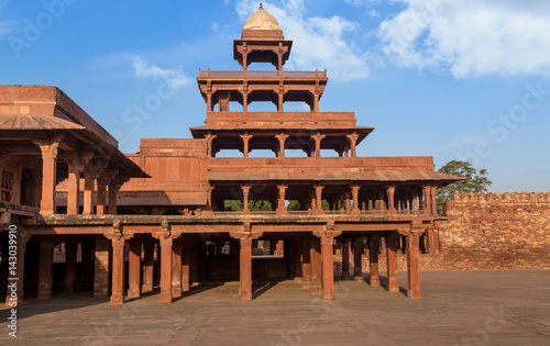 Fatehpur Sikri Panch Mahal - A UNESCO World heritage site at Agra, India. photo