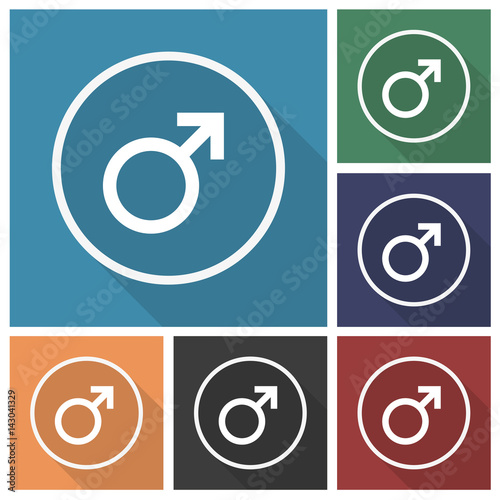 Button - Set - Schatten - Geschlecht männlich