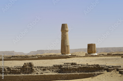Reste des  Palastes des Echnaton in Tell el Amarna
