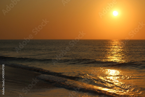 Cabo Ledo / Angola – May 2015: Sunset in the beach of Cabo Ledo in Angola