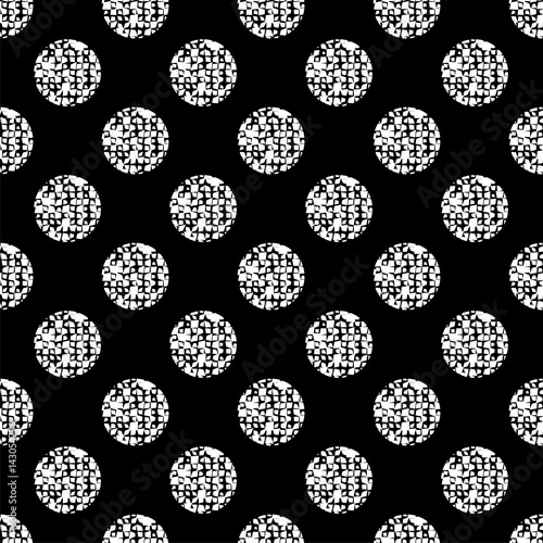 Polka dot seamless pattern. 