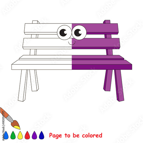 Kid game to be colored by example half.