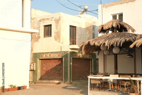 Old street-village in Greece