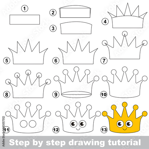 Drawing tutorial for preschool children.