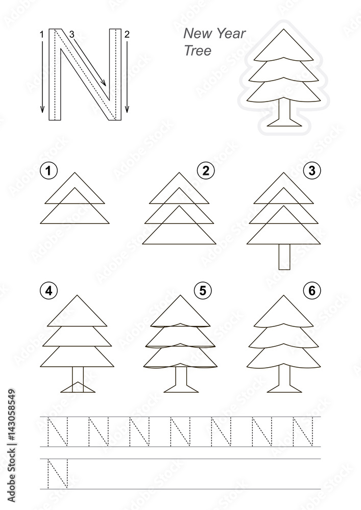 Drawing tutorial for letter. Drawing tutorial for letter.