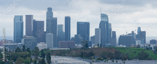  Los Angeles downtown skyline, California, USA