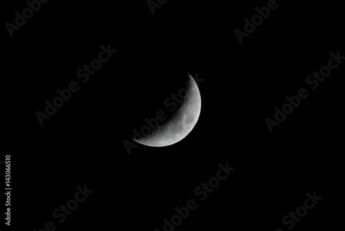 The Moon - Waxing crescent 