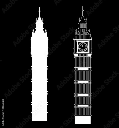 Big Ben vector