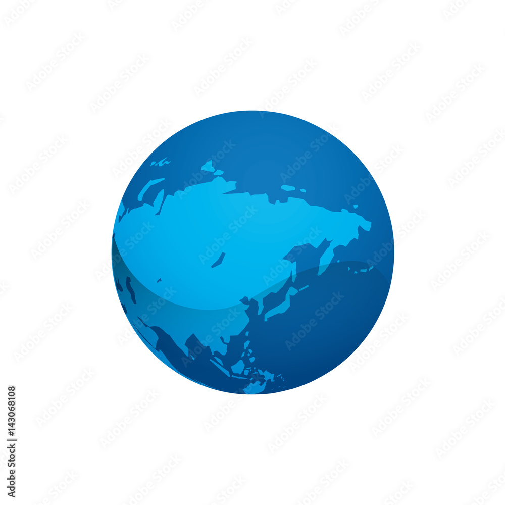 Planet earth geography vector illustration graphic design Planet earth geography vector illustration graphic design