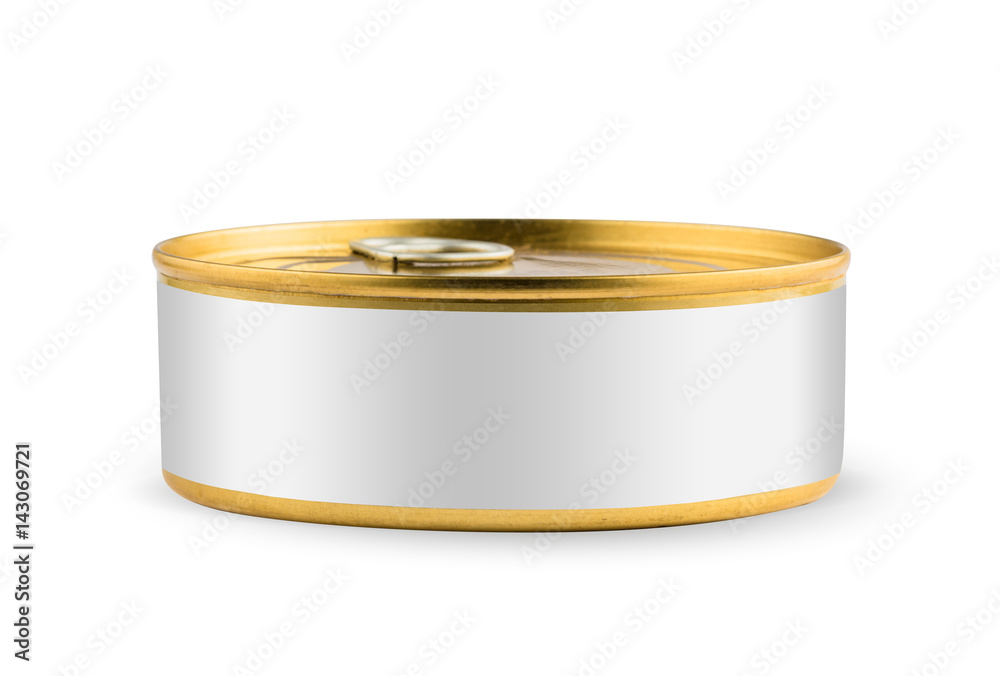 Gold cheap tin can