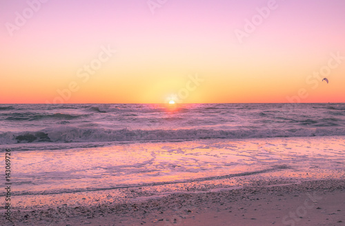 Boca Ciega Bay - Sunset Beach - Treasure Island, FL - Sunset on the Beach