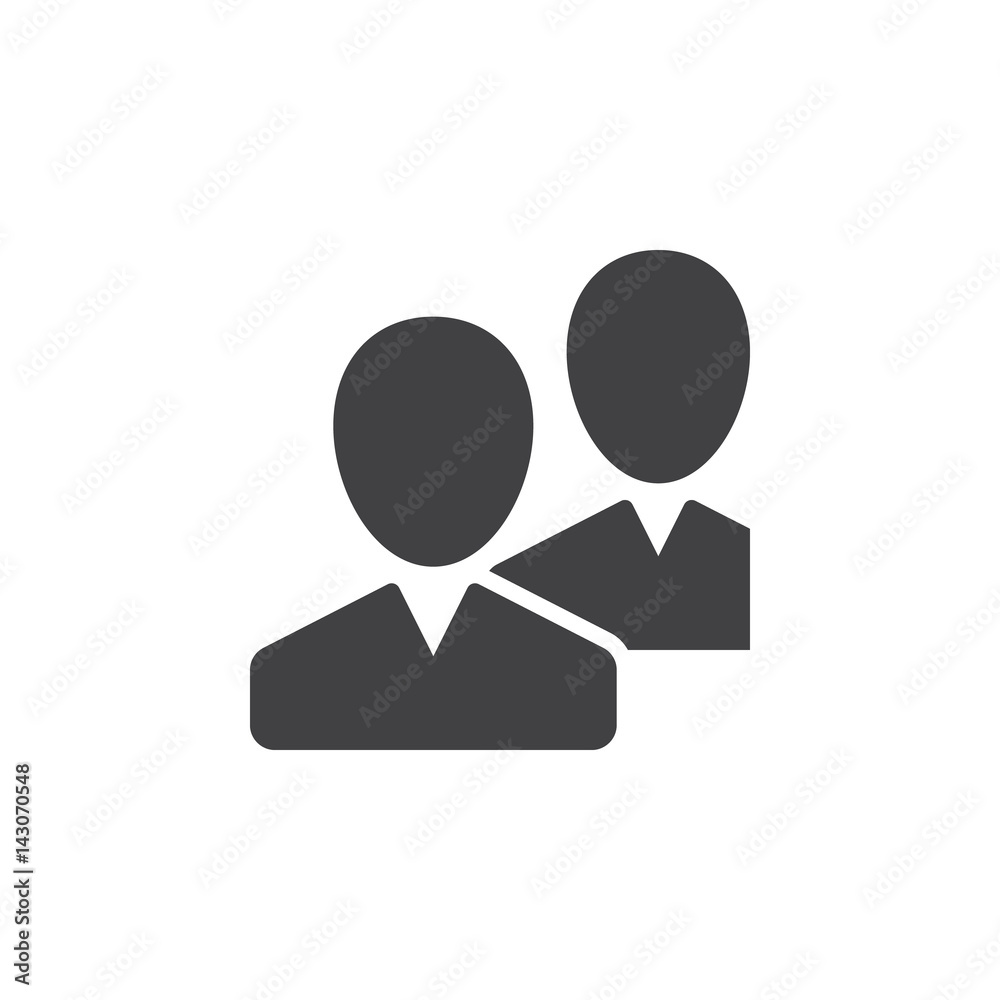 Community, users, friends icon vector, filled flat sign, solid pictogram isolated on white. Symbol, logo illustration. Pixel perfect Community, users, friends icon vector, filled flat sign, solid pictogram isolated on white. Symbol, logo illustration. Pixel perfect