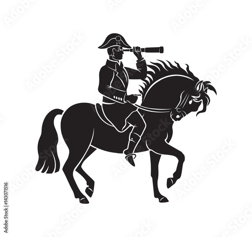 Photography Napoleon on horseback