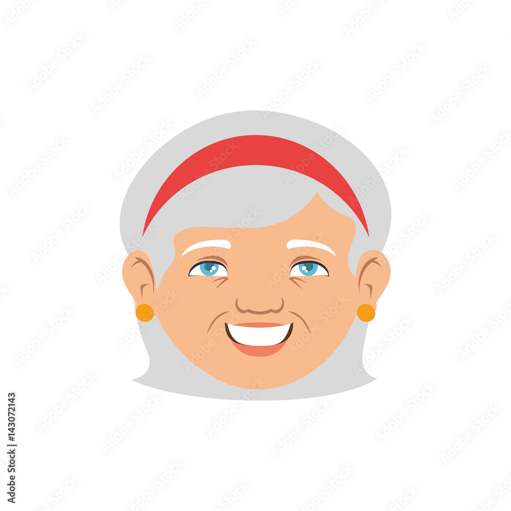 grandmother avatar character icon vector illustration design grandmother avatar character icon vector illustration design
