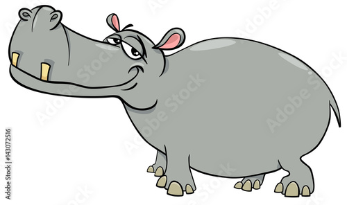 hippopotamus cartoon character