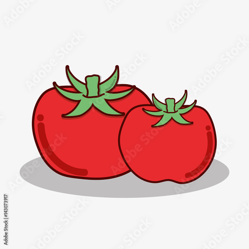 delicious tomatos vegetables food icon