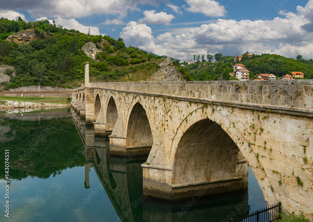 Part of the Ottoman Mehmed Pasa Sokolovic Bridge
