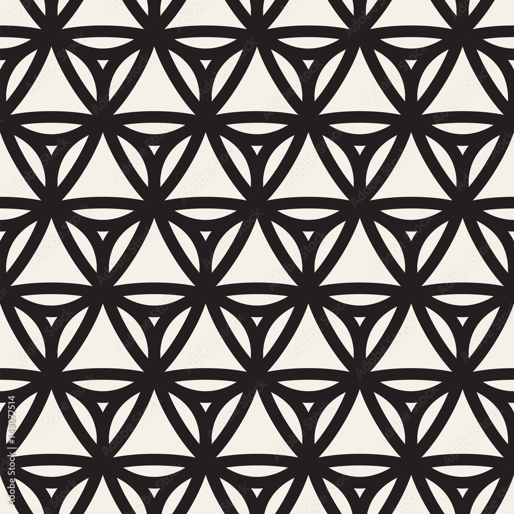 Fototapeta premium Vector Seamless Geometric Pattern. Abstract Geometric Background Design.