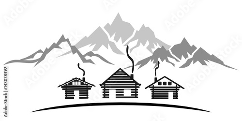 Berge Silhouette ClipArt