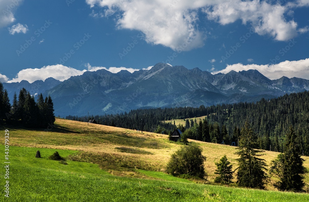 Landscape of Tatra Mountains