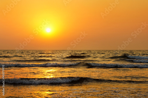Sunset in Goa  India