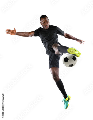 African American Soccer Player