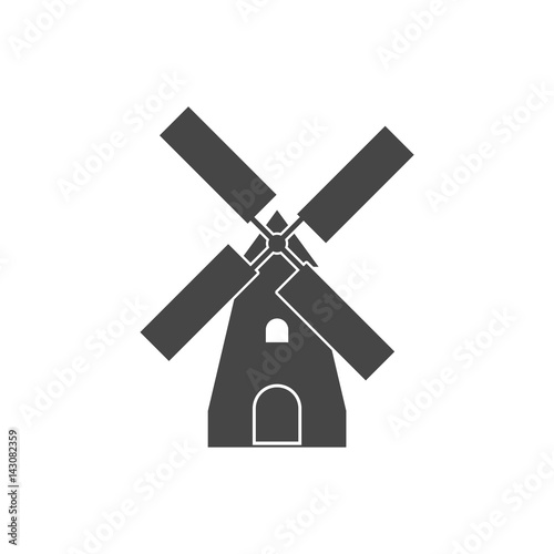 Old windmill icon