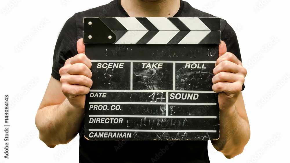 Fototapeta premium Clapping The Clapper Board 