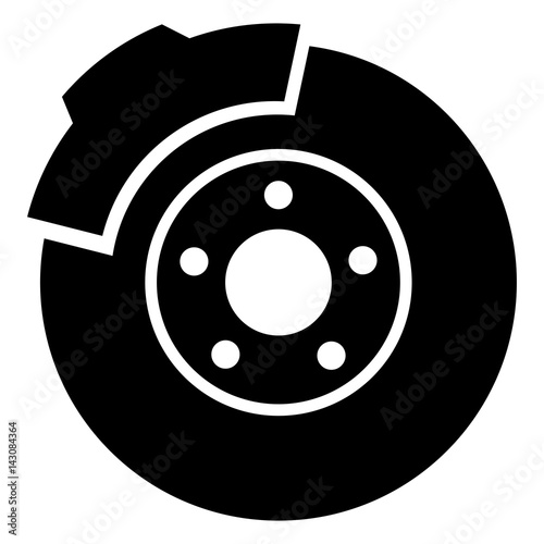 Brake discs. Car. Auto. Brake pads, brakes, car parts, car disc, car battery, brake rotor, shock absorber, brake caliper, tyre, spanner, disc brake pads. Sign. Icon