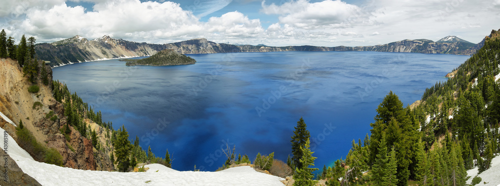Wizard Island on Crater Lake