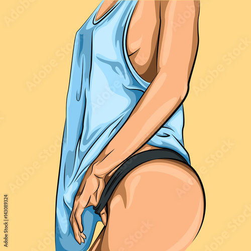 Attractive Young Woman Concept