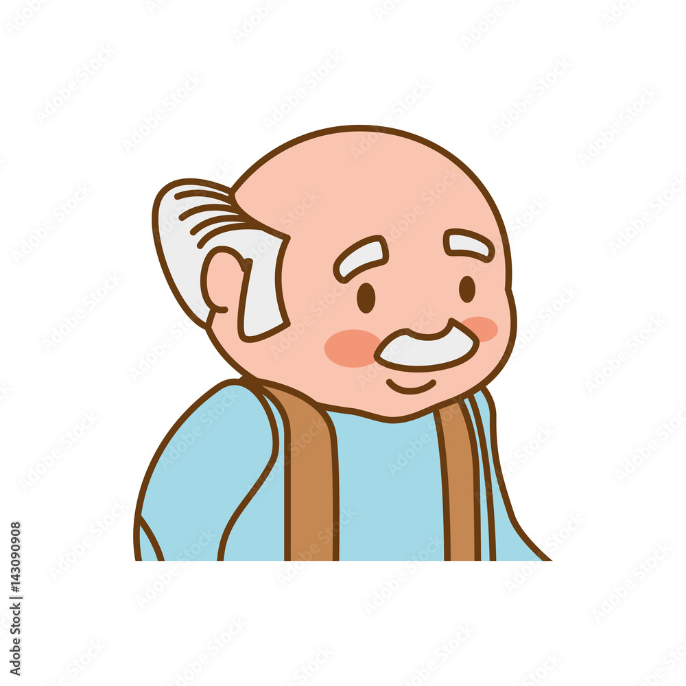 adult male avatar elder vector icon illustration adult male avatar elder vector icon illustration