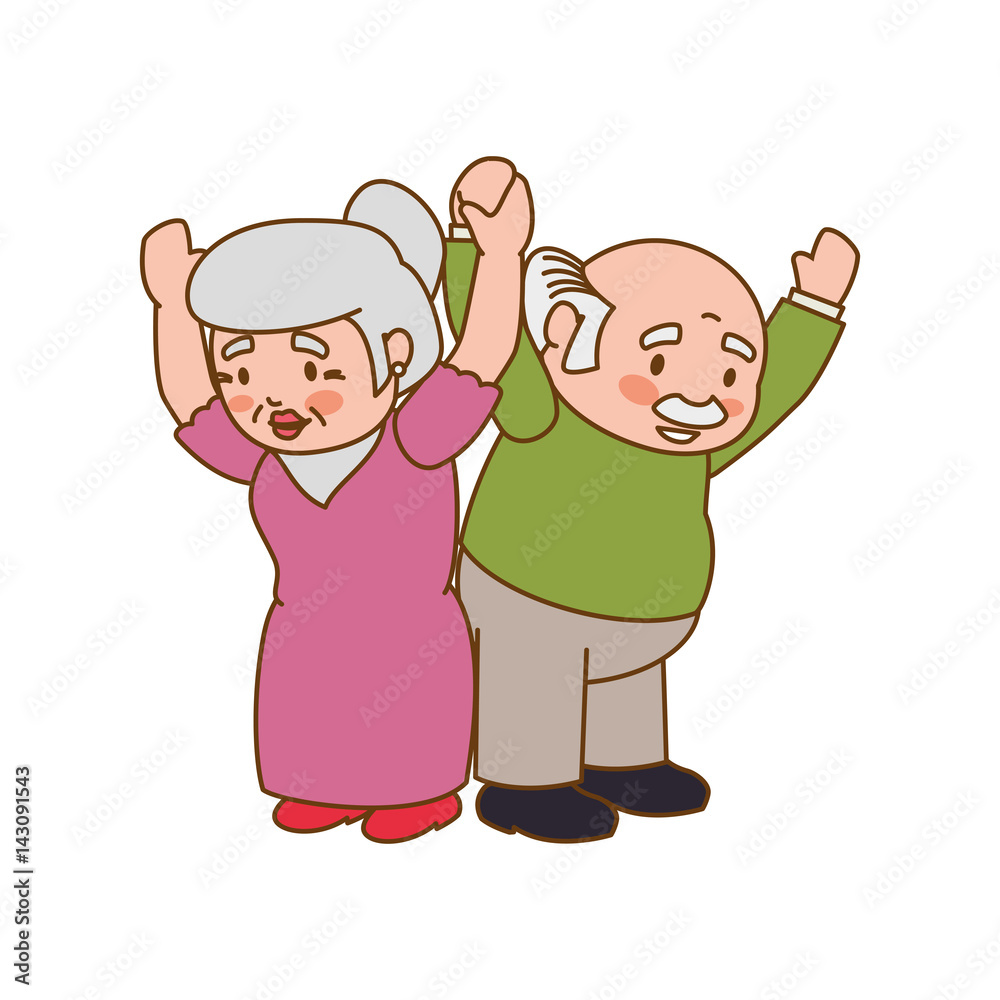 couple elder adults gesture vector icon illustration graphic design couple elder adults gesture vector icon illustration graphic design