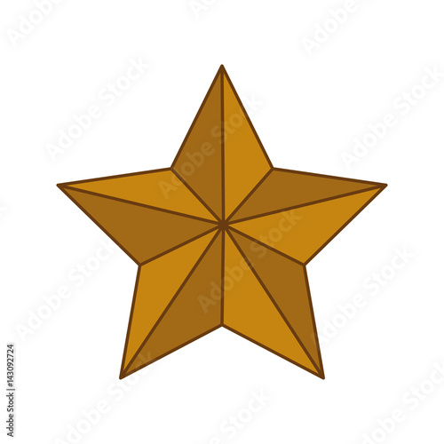 star shape decoration vector icon illustration graphic design