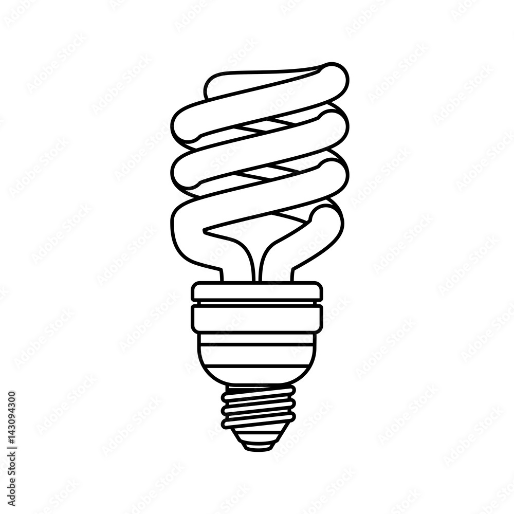 light bulb electric fluorescent vector icon illustration graphic design light bulb electric fluorescent vector icon illustration graphic design