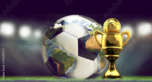 soccer football ball and go...