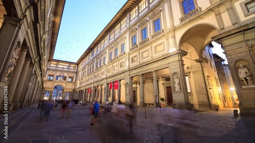 Uffizi Gallery, art museum of Florence. Tuscany, Italy photo