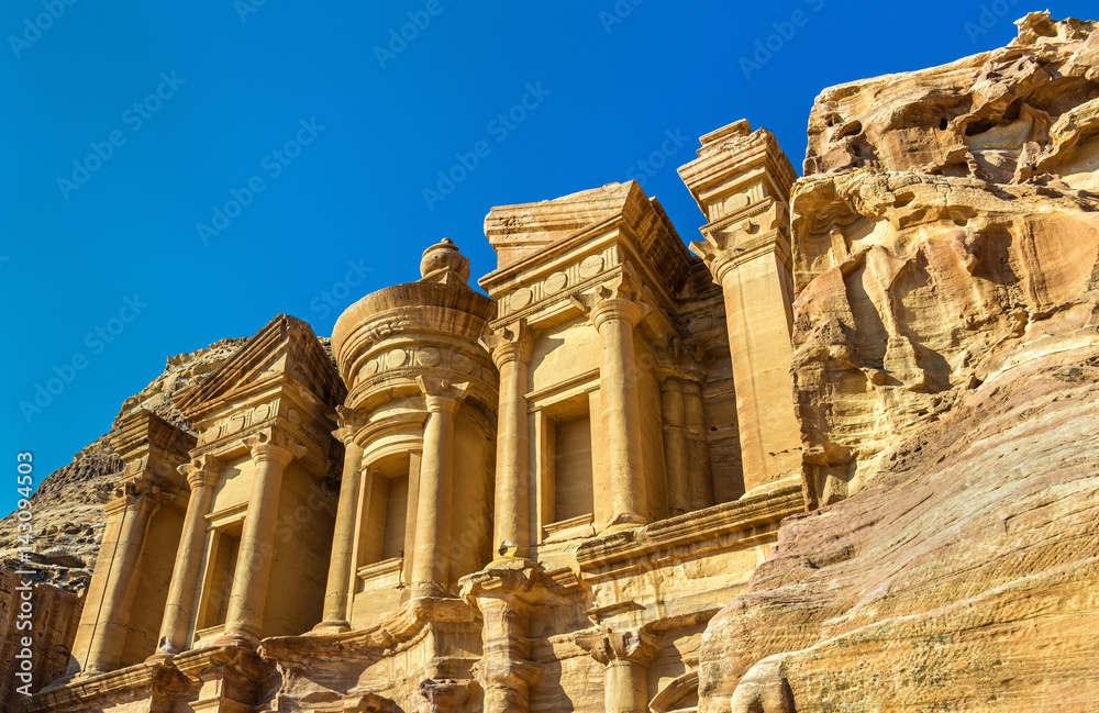 Ad Deir, the Monastery at Petra. UNESCO heritage site