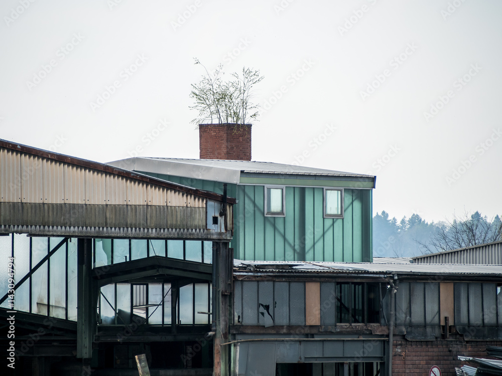 Fototapeta premium Alte Industriegebäude