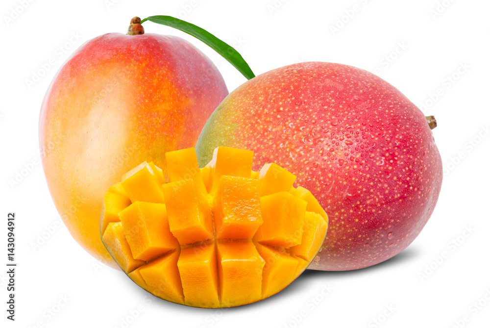 Mango isolated on white Mango isolated on white