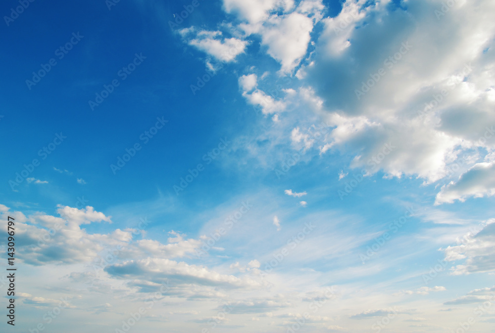 clouds in the blue sky clouds in the blue sky