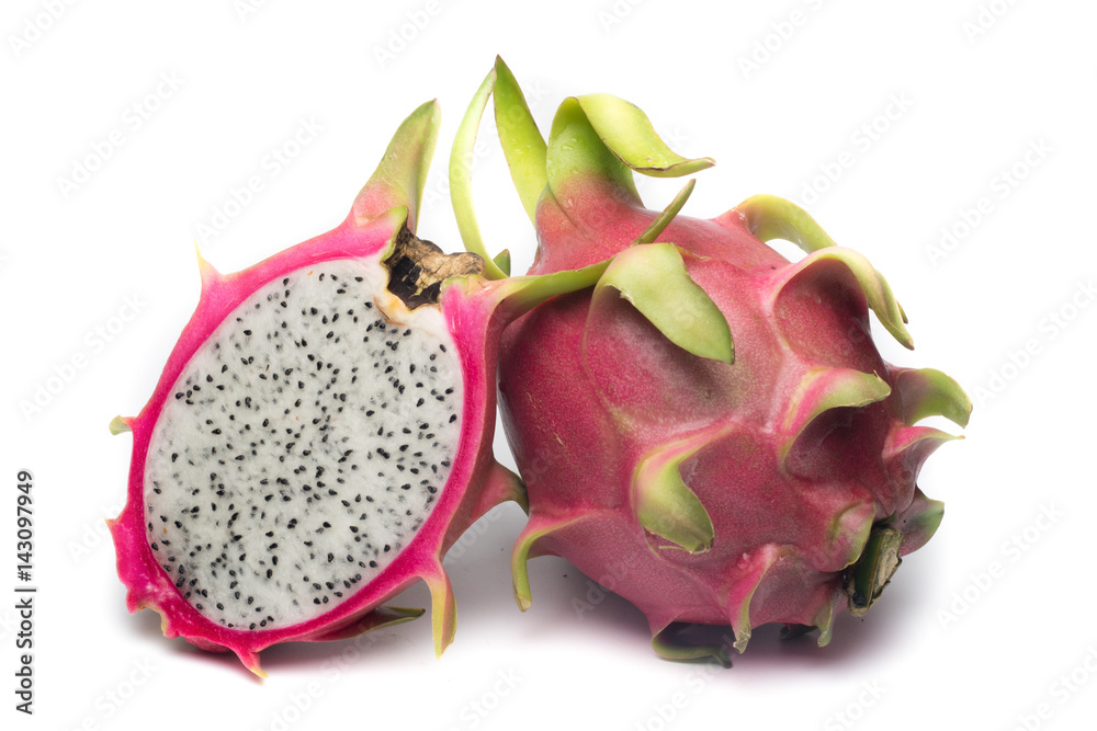 Dragon fruit isolated on white background Dragon fruit isolated on white background