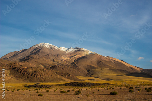 The Tatio of Geysers  is at 4,200 meters above sea level, the Tatio geysers welcome us. photo