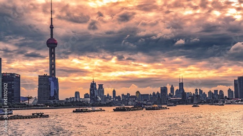 Photography The Bund of shanghai