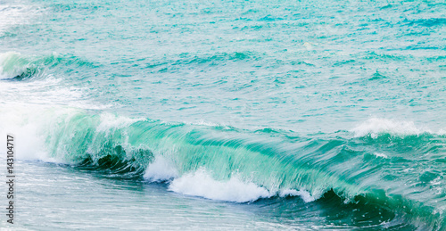 Ocean Wave. Breaking waves. storm on the sea