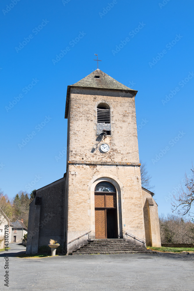 Little church in French Limousin